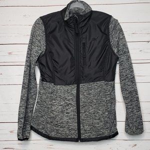 Snozu Platinum Collection Black Space Dye Fleece Jacket